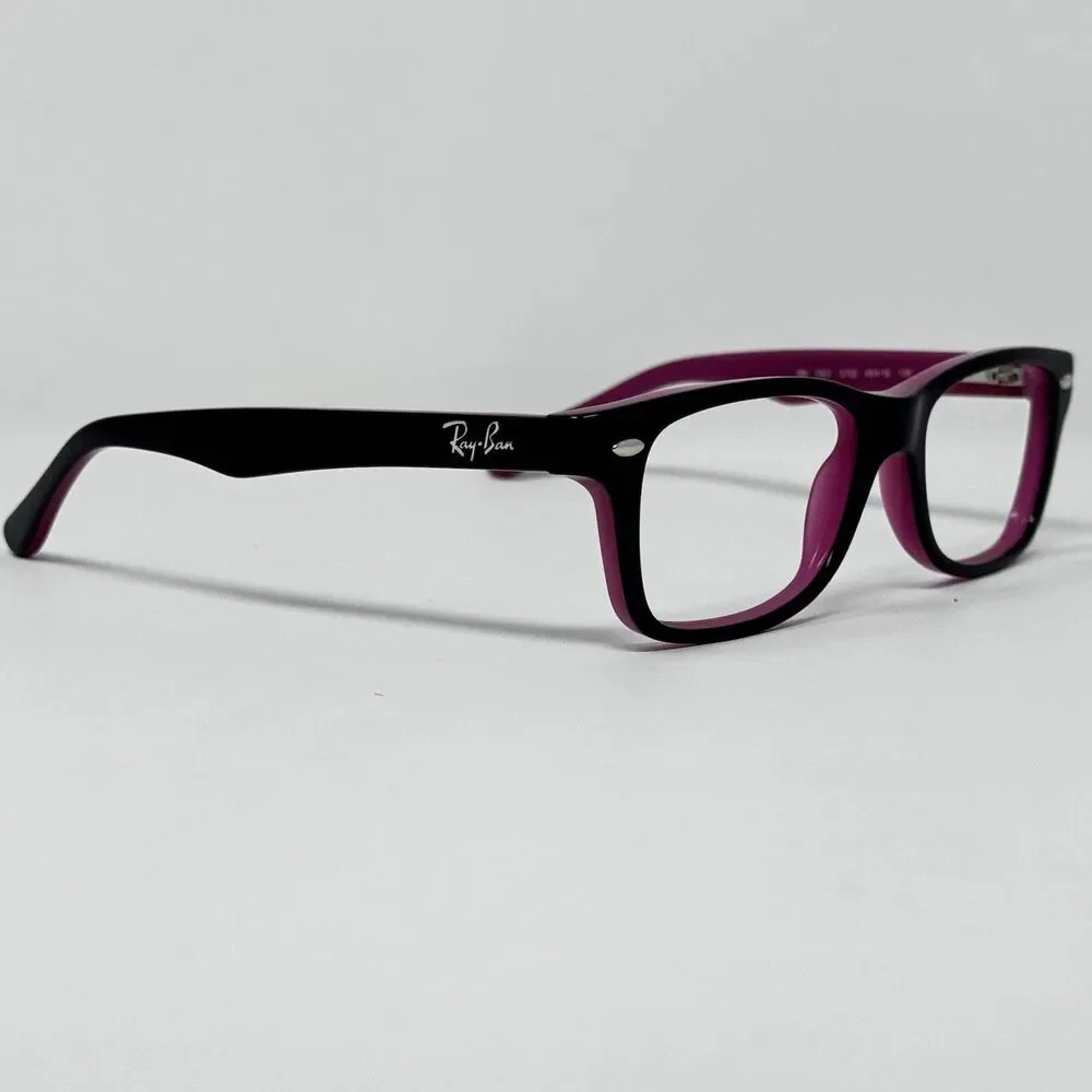 Ray-Ban RB1531 3702 Black Violet Kids Eyeglass Frames 46-16-125 Authentic